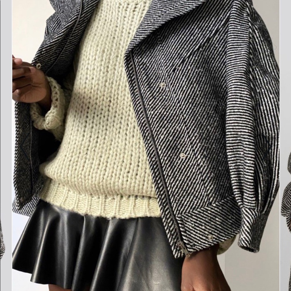 Oversized Printed Jacket